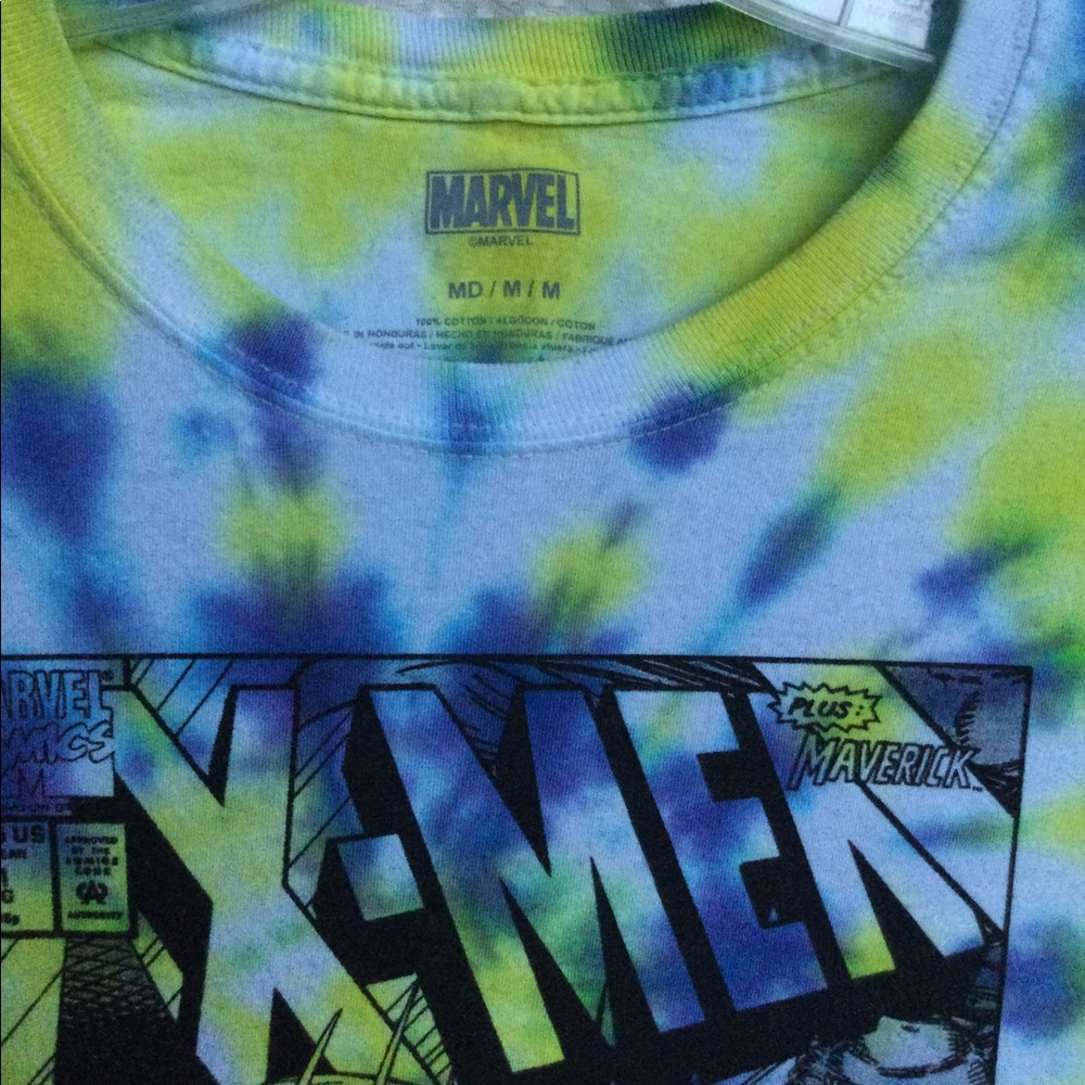 🌟4xHP!🌟 X-Men Custom Tie Dye T-Shirt - Issue 11 Wolverine Jim Lee B & W Cover - Picture 3 of 6